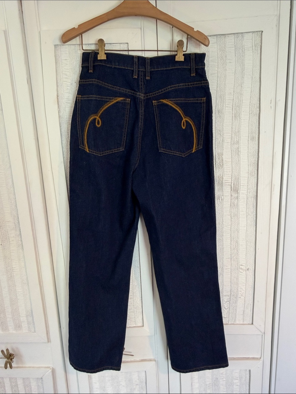 Tory Burch High-Rise Straight Leg Jeans w/Tags Size: 27 - Picture 8 of 9